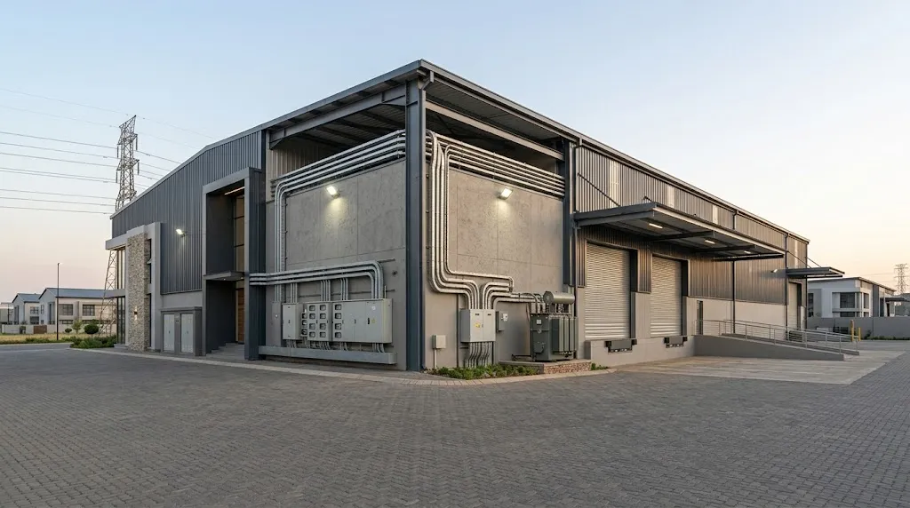 Industrial electrical distribution and switchgear installation