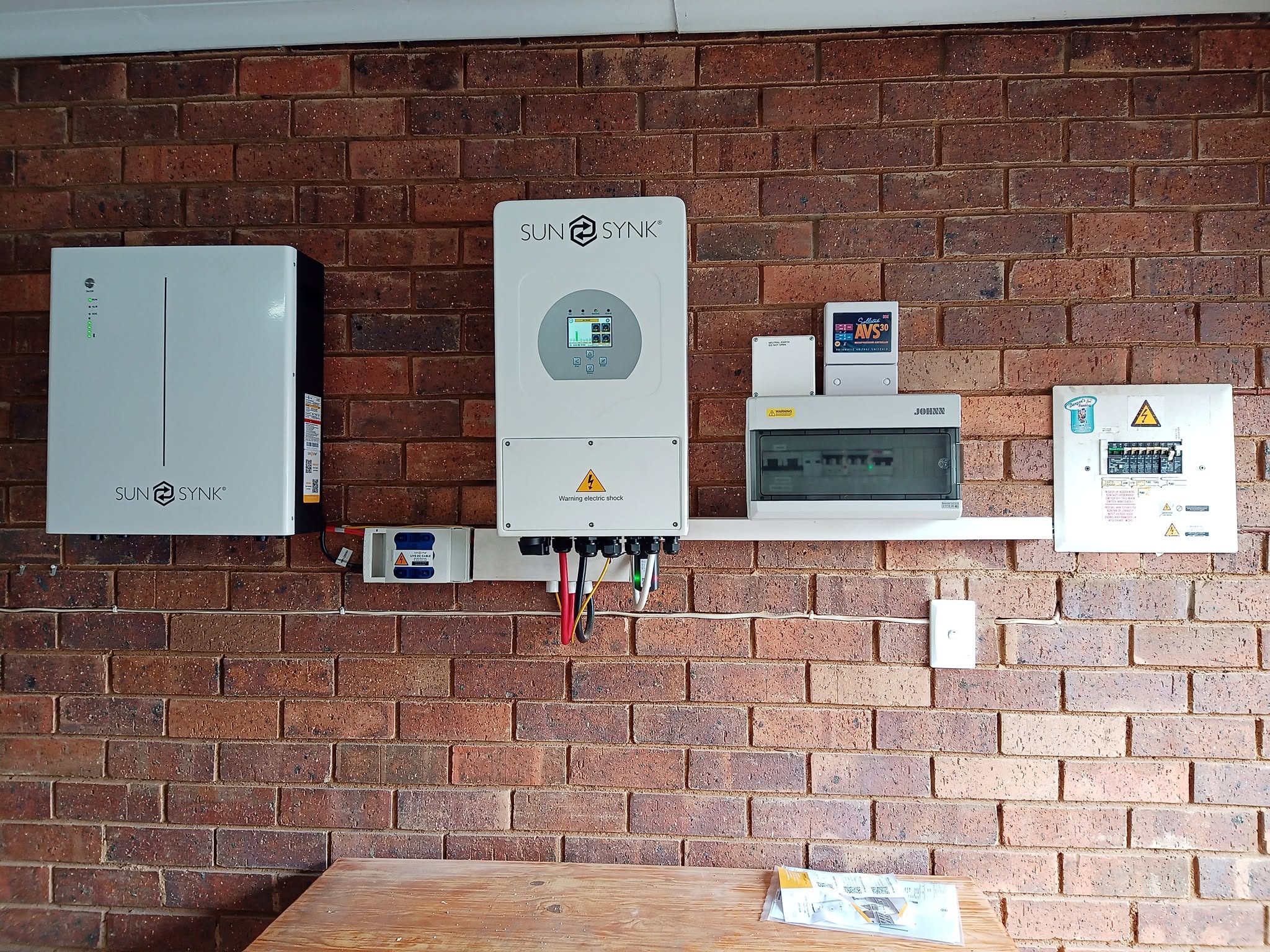 Current Connections electrician working on a residential installation